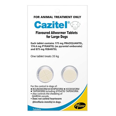 Cazitel Flavoured Allwormer