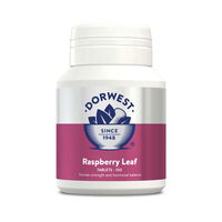 Dorwest Raspberry Leaf Tablets for Homeopathy Urinary Incontinence treatment for Dogs and Cats