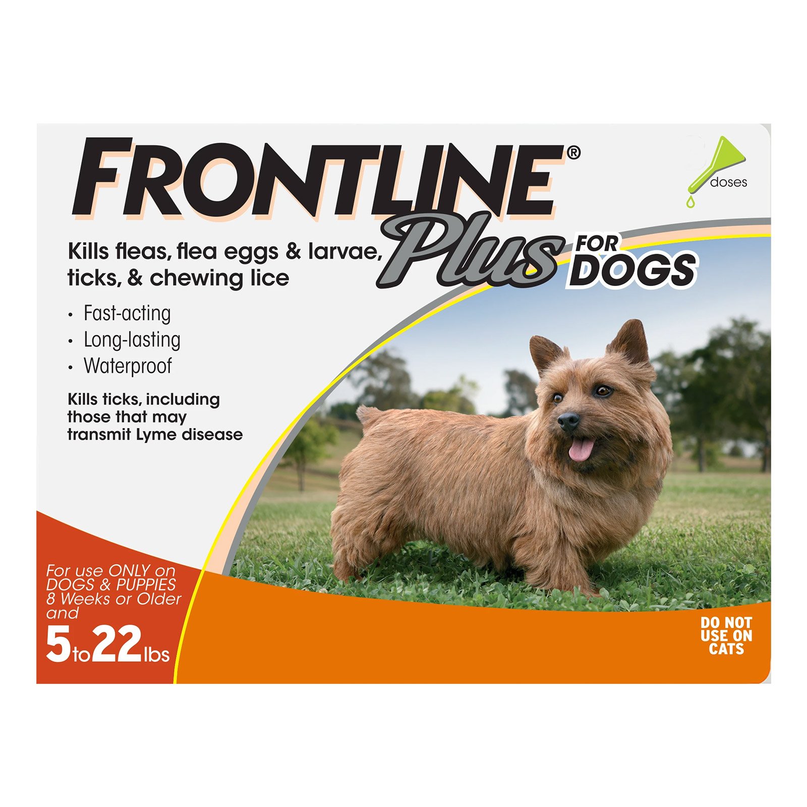 8 Pipettes INCLUDES E-BOOK KRKA AVM-GSL FRONTLINE PLUS ALTERNATIVE FLEASCREEN COMBO for Large Dogs
